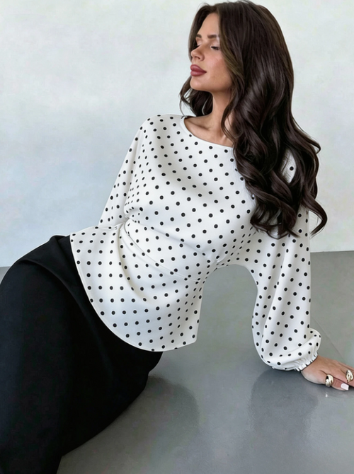 Blusa feminina elegante romântica casual urbana | Firerie