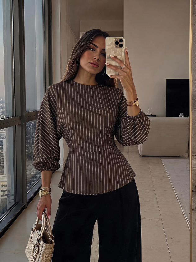 Elegant romantic casual urban women's blouse Firerie