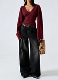 Blusa Feminina Elegance com Decote em V | Lysmo