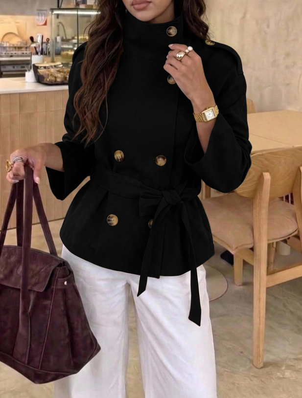 Casaco Trench Feminino Elegance com Cinto | Aloruh