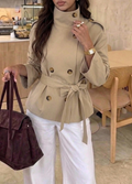 Casaco Trench Feminino Elegance com Cinto | Aloruh